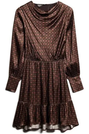 Superdry Vestidos Robe courte à col bénitier en jacquard femme para mujer