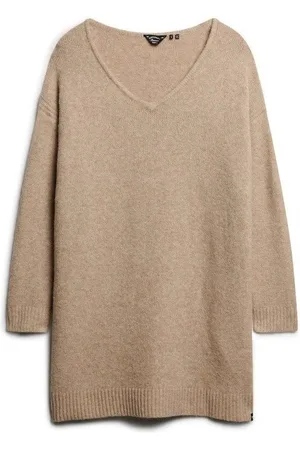 Superdry Vestidos Robe pull col V oversize femme para mujer