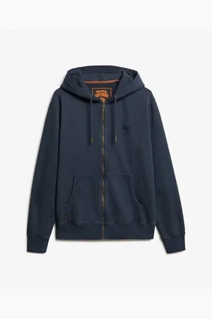 Superdry Jersey Sweatshirt à capuche délavé zippé à logo Essential para hombre