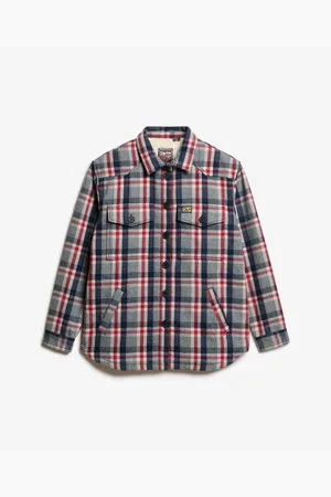 Superdry Camisa Surchemise à carreaux en peau lainée femme para mujer