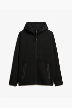 Superdry Jersey Sweatshirt à capuche ample zippé Tech Logo para hombre