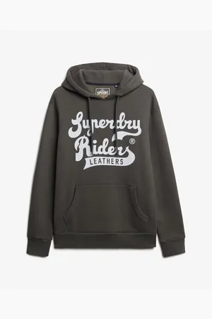 Superdry Jersey Sweatshirt à capuche Leathers para hombre