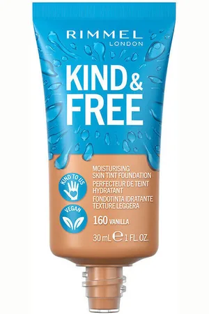 Rimmel London Base de maquillaje Kind Free Skin Tint Foundation 160-vanilla para mujer