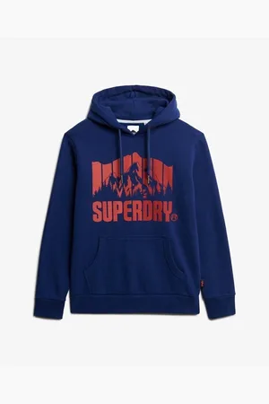 Superdry Jersey Sweatshirt à capuche Mountain Rainbow para hombre