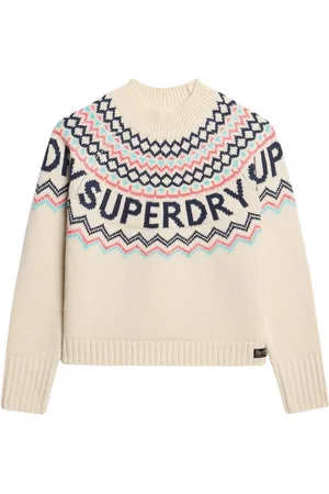 Superdry Jersey Pull motif jacquard femme para mujer