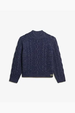 Superdry Jersey Pull col cheminée torsadé femme para mujer