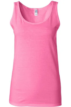 Gildan Camiseta tirantes 64200L para mujer