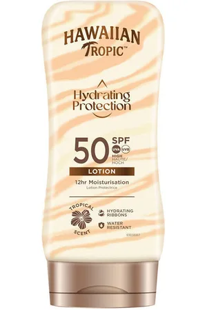 Hawaiian Tropic Protección solar Sun Hydrating Protection Lotion SPF 50 180 ml para mujer