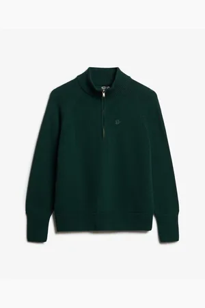Superdry Jersey Pull classique à col zippé coton femme para mujer