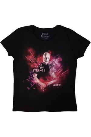 David Gilmour Camiseta manga larga Luck Strange London para mujer