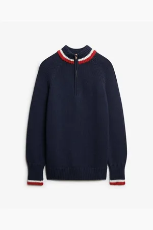 Superdry Jersey Pull col zippé et liseré femme para mujer