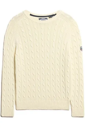Superdry Jersey Pull large en maille torsadée femme para mujer