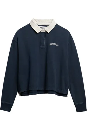 Superdry Polo Polo manches longues femme Athletic Essentials Graphic para mujer