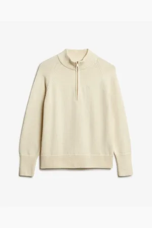 Superdry Jersey Pull classique à col zippé coton femme para mujer