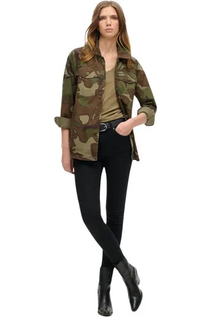 Superdry Camisa Surchemise militaire femme para mujer