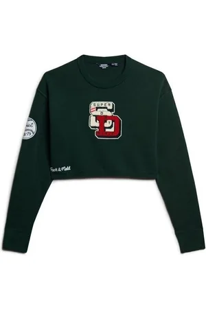 Superdry Jersey Pull crop femme Varsity para mujer