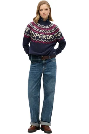 Superdry Jersey Pull motif jacquard femme para mujer