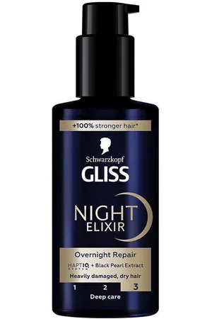 SCHWARZKOPF Tratamiento capilar Gliss Night Elixir Sérum Cabello Dañado para mujer