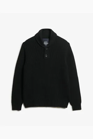 Superdry Jersey Pull à col châle para hombre