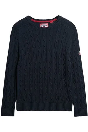 Superdry Jersey Pull large en maille torsadée femme para mujer