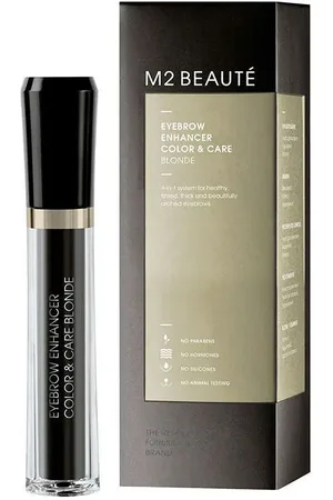 M2 Beauté Perfiladores cejas Eyebrow Enhancer Color Care brown para mujer