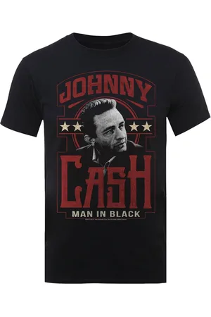 Johnny Cash Camiseta manga larga Man In Black para mujer