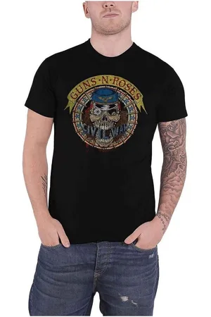Guns N´Roses Camiseta manga larga Skull Circle para mujer