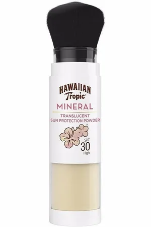 Hawaiian Tropic Protección solar Mineral Brush Brocha Maquillaje Con Color Spf30 para mujer