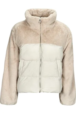 ONLY Abrigo de plumas ONLWANJA FUR PUFFER MIX JACKET CC OTW para mujer