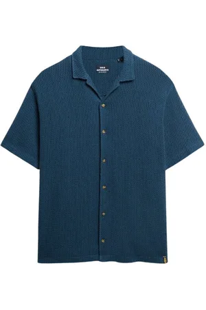 Superdry Camisa manga larga Chemise en maille texturée para hombre