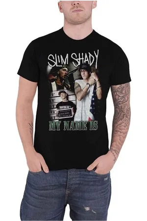 Eminem Camiseta manga larga My Name Is Homage para mujer
