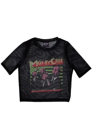 Motley Crue Camiseta manga larga Generation Swine para mujer