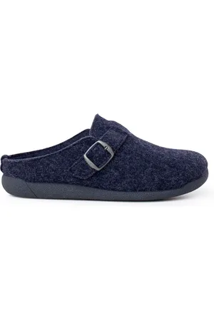 Pisamonas Pantuflas Zuecos Casa Hebilla Planta Acolchada para niño