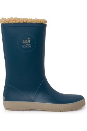 Pisamonas Botas de agua Botas De Agua Borreguito Suela Beige para niño