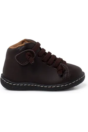 Pisamonas Botines Botitas Piel Lavable Niños Cordones Elásticos para niño