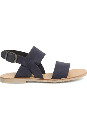 Pisamonas Sandalias Sandalia Nobuck Tiras Anchas para niña