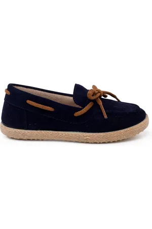 Pisamonas Alpargatas Mocasines Serraje Cordón Suela Yute para niño