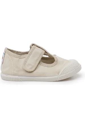 Pisamonas Pantuflas Pepitos Puntera Barefoot Lona Lavada para niño