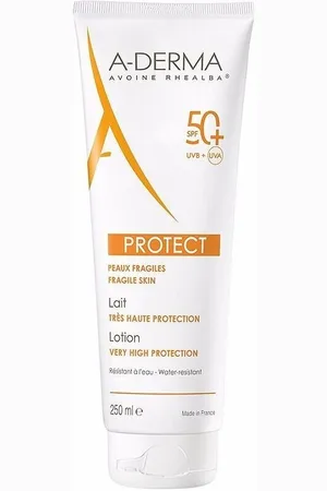 A-derma Protección solar Protect Loción Solar Spf50+ para mujer