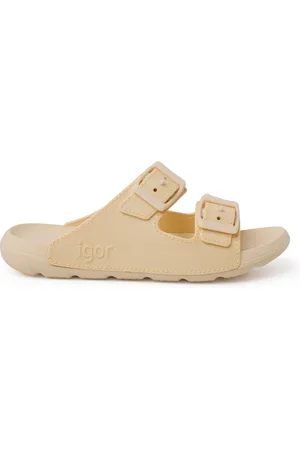 Pisamonas Zapatos Chanclas Suela Eva Doble Hebilla para niño