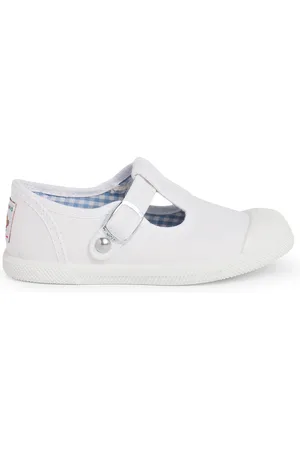 Pisamonas Pantuflas Zapatillas Lona Niños Puntera Goma Tipo Pepitos para niño