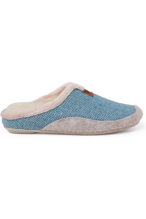 Pisamonas Pantuflas Zuecos Casa Pura Lana Espiga para niño