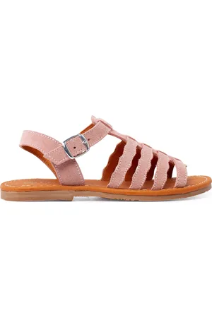 Pisamonas Sandalias Sandalias Serraje Tipo Gladiador Hebilla para niña