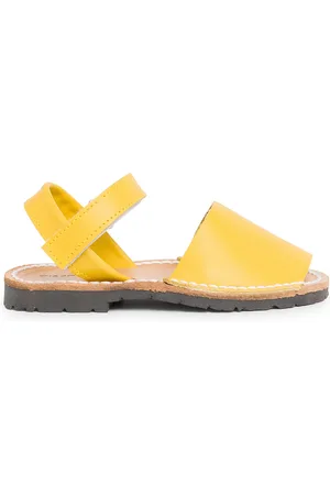 Pisamonas Sandalias Menorquinas Niños Avarcas Napa Cinta Adhesiva para niño