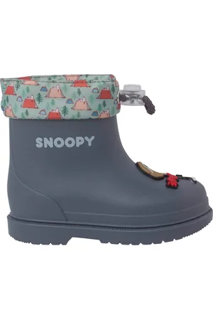 Pisamonas Botas de agua Botas Agua Snoopy Cuello Ajustable para niño