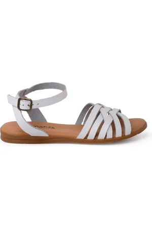 Pisamonas Sandalias Sandalias Tiras Cruzadas Pulsera Tobillo para niña