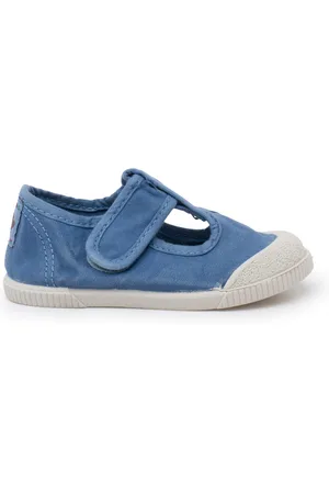 Pisamonas Pantuflas Pepitos Puntera Barefoot Lona Lavada para niño