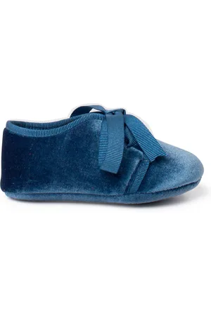 Pisamonas Pantuflas Badana Blucher Terciopelo Lazo Faya para niño