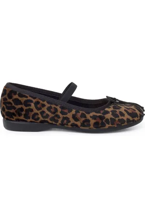 Pisamonas Bailarinas Merceditas Elástico Animal Print para mujer