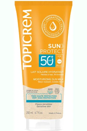 Topicrem Protección solar Sun Protect Leche Solar Hidratante Spf50+ para mujer